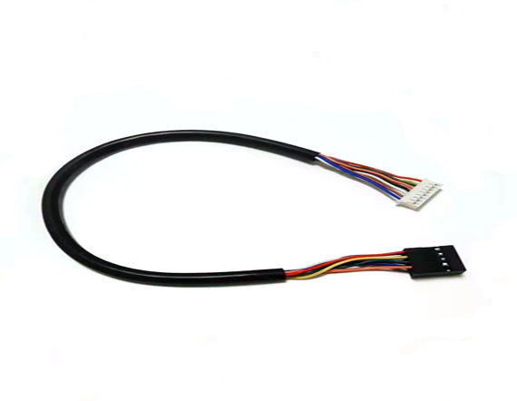 2.54 Dupont 2x5P connection to PH2.0-8P multi-core sheathed wire