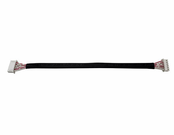 6 PIN signal terminal wire 2H-2501H-6Px2+heat shrinkable sleeve